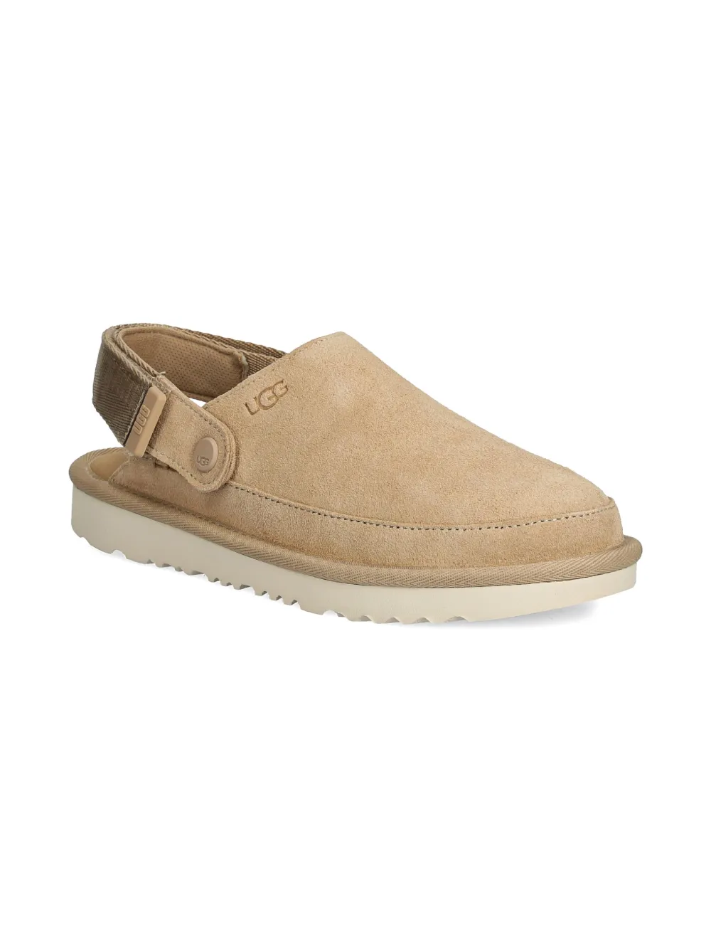 UGG leather slippers Neutrals