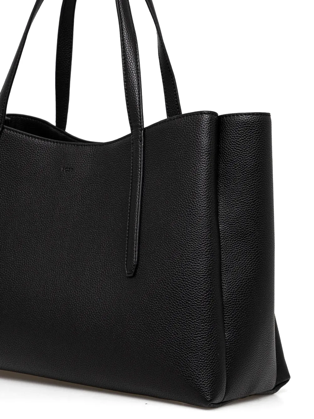 BOSS Shopper met logo-reliëf Zwart