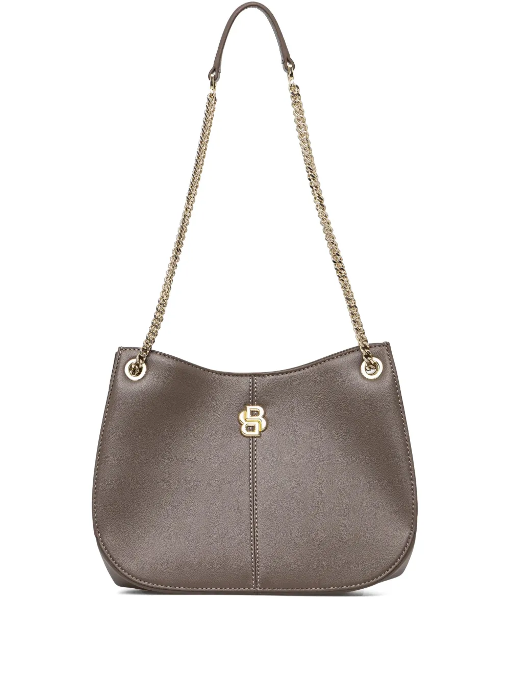 BOSS Borsa a spalla con placca logo | marrone | Image 1