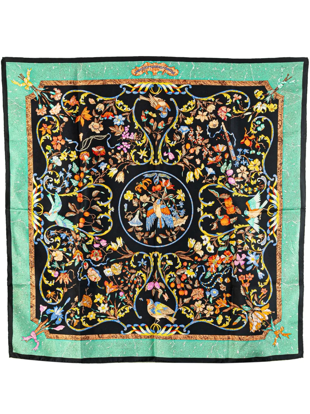 20th Century Pierres D Orient Et D Occident Silk Scarf scarves