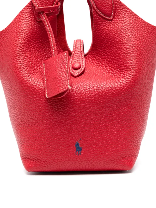 Polo Ralph Lauren Kleine Polo Play Tote Bag Rot FARFETCH AT