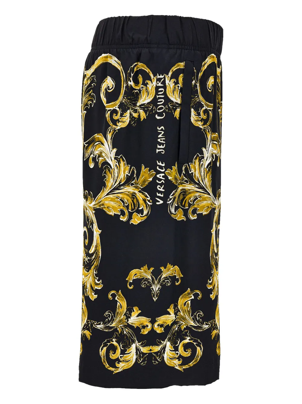 Versace Jeans Couture Shorts met print Zwart
