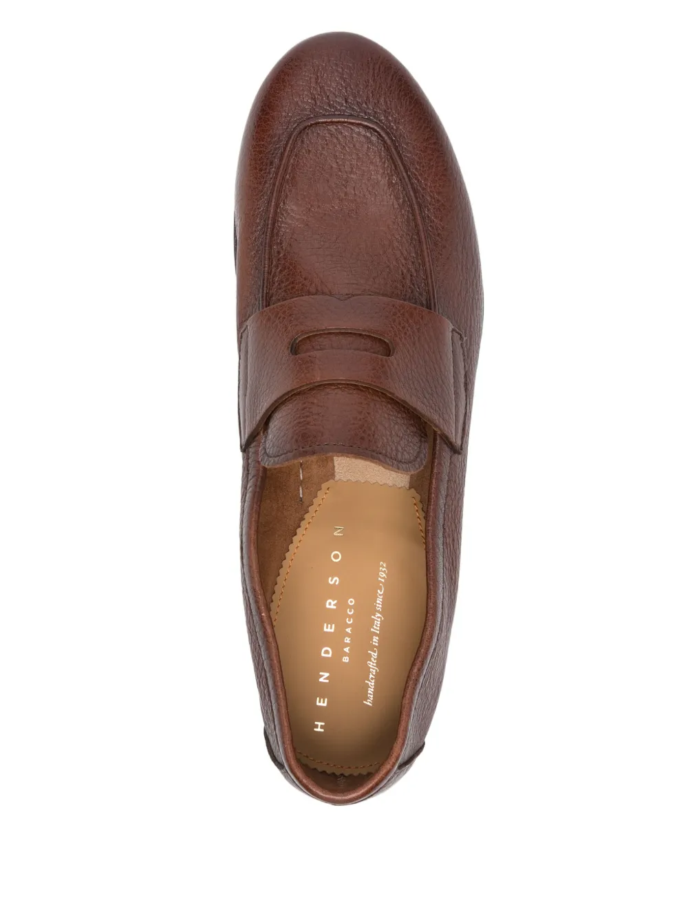 Henderson Baracco leather loafers Brown