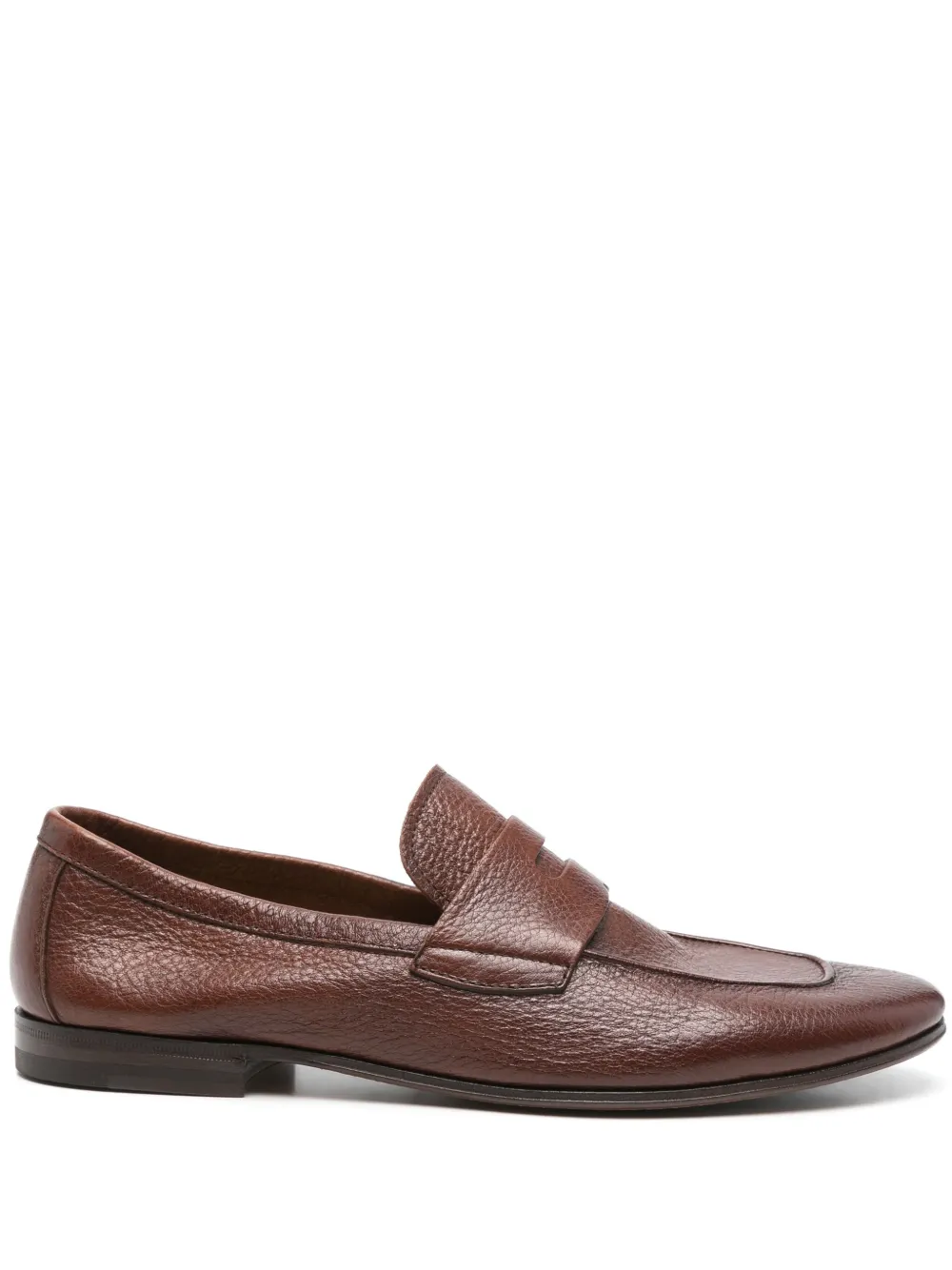 Henderson Baracco leather loafers Brown