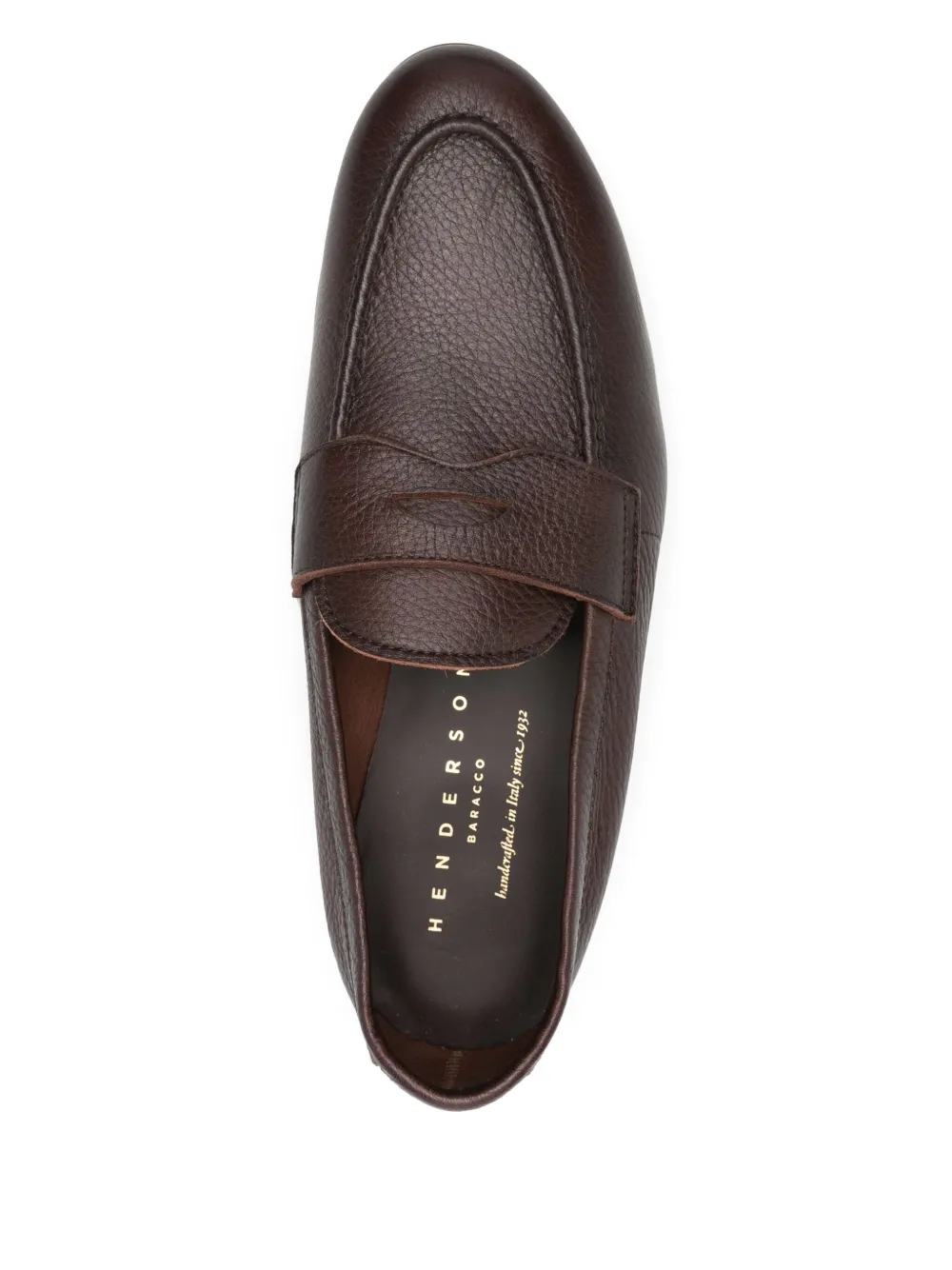 Henderson Baracco leather loafers Brown