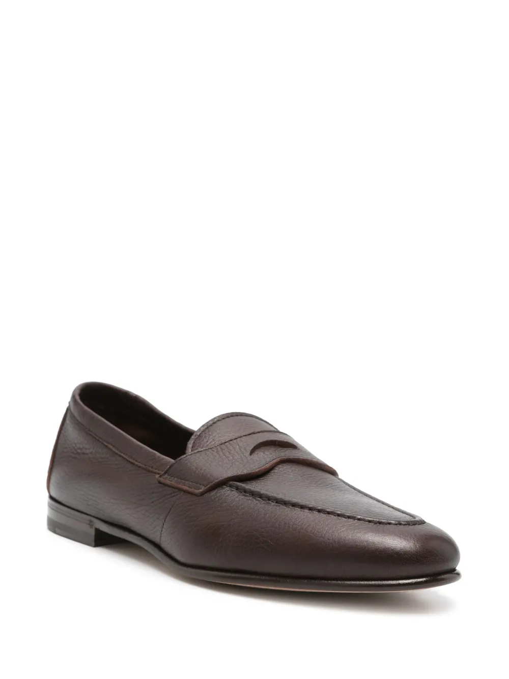 Henderson Baracco leather loafers Brown