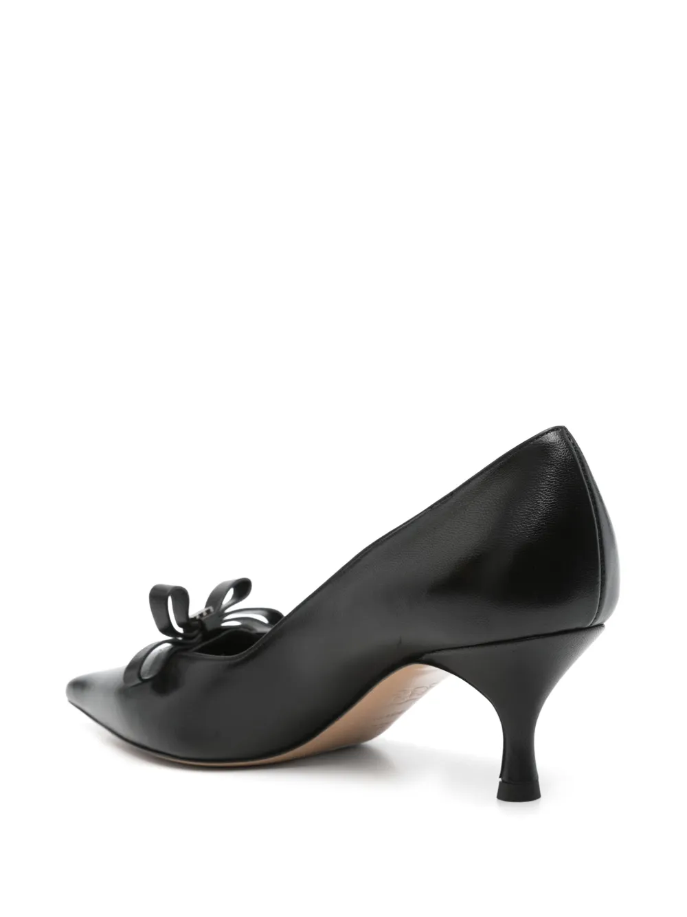 Casadei 70mm bow-detailed pumps Black