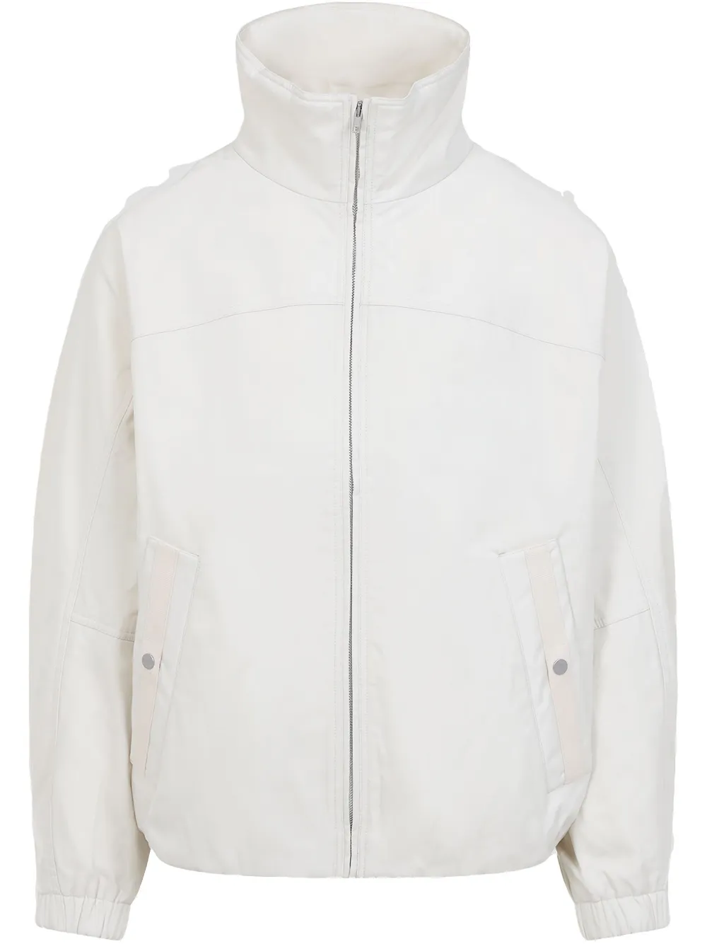 MORDECAI stripe-detail track jacket - Bianco