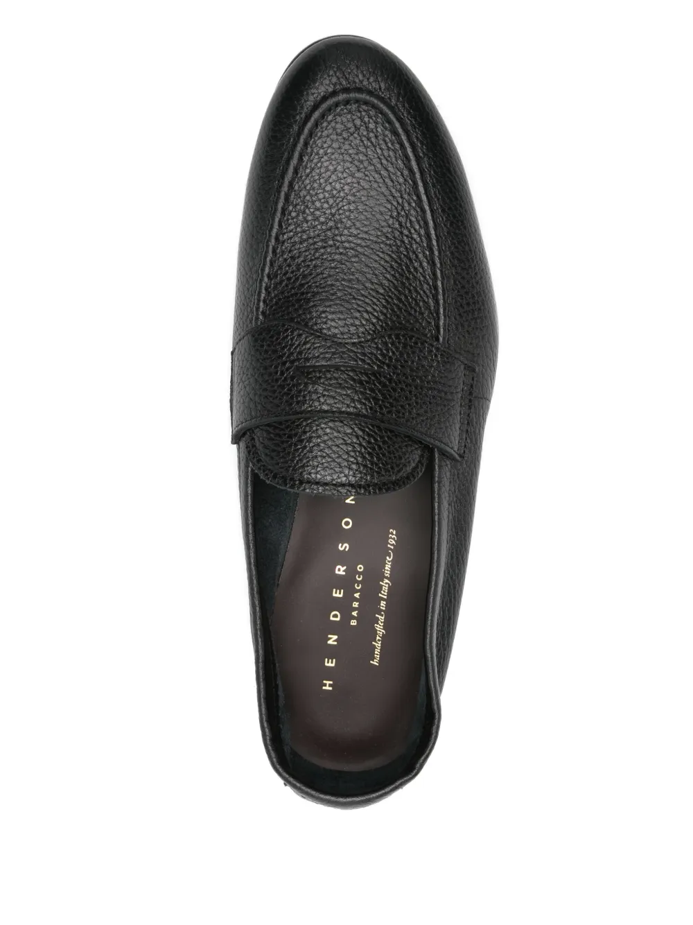 Henderson Baracco leather loafers Black