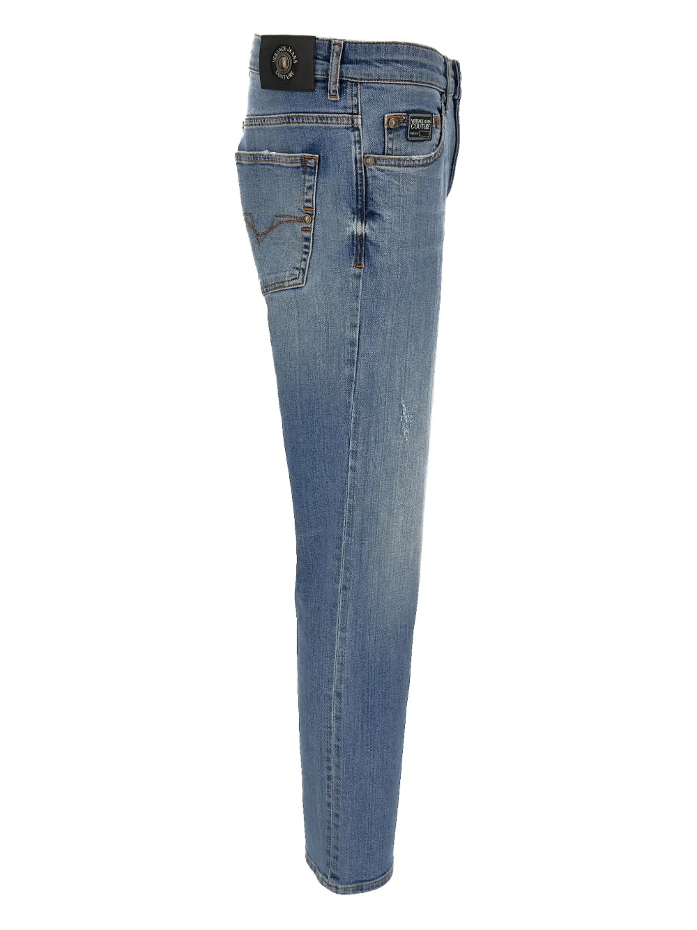 VERSACE JEANS COUTURE SLIM-CUT JEANS 