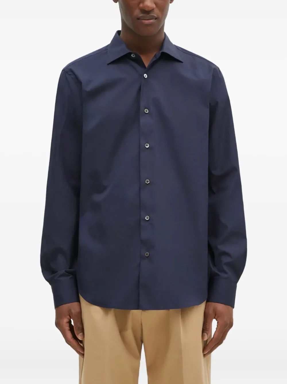 Paul Smith long-sleeve cotton shirt | Blue | Image 1
