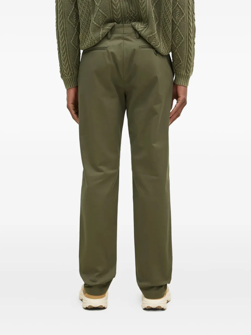 Paul Smith Chino met platte voorkant Groen