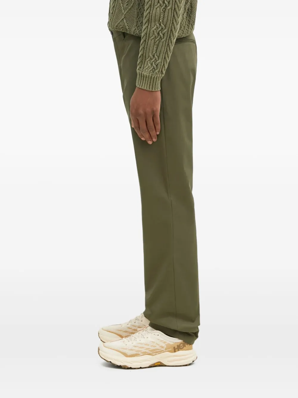 Paul Smith Chino met platte voorkant Groen