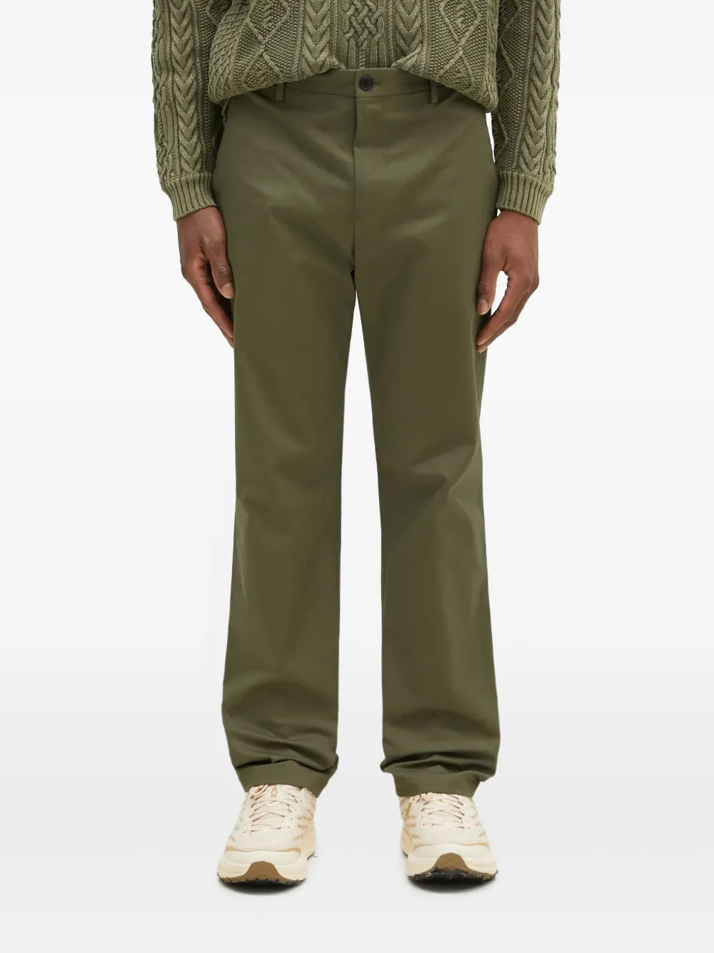 Paul Smith flat-front chinos - グリーン Paul Smith flat-front chinos - グリーン