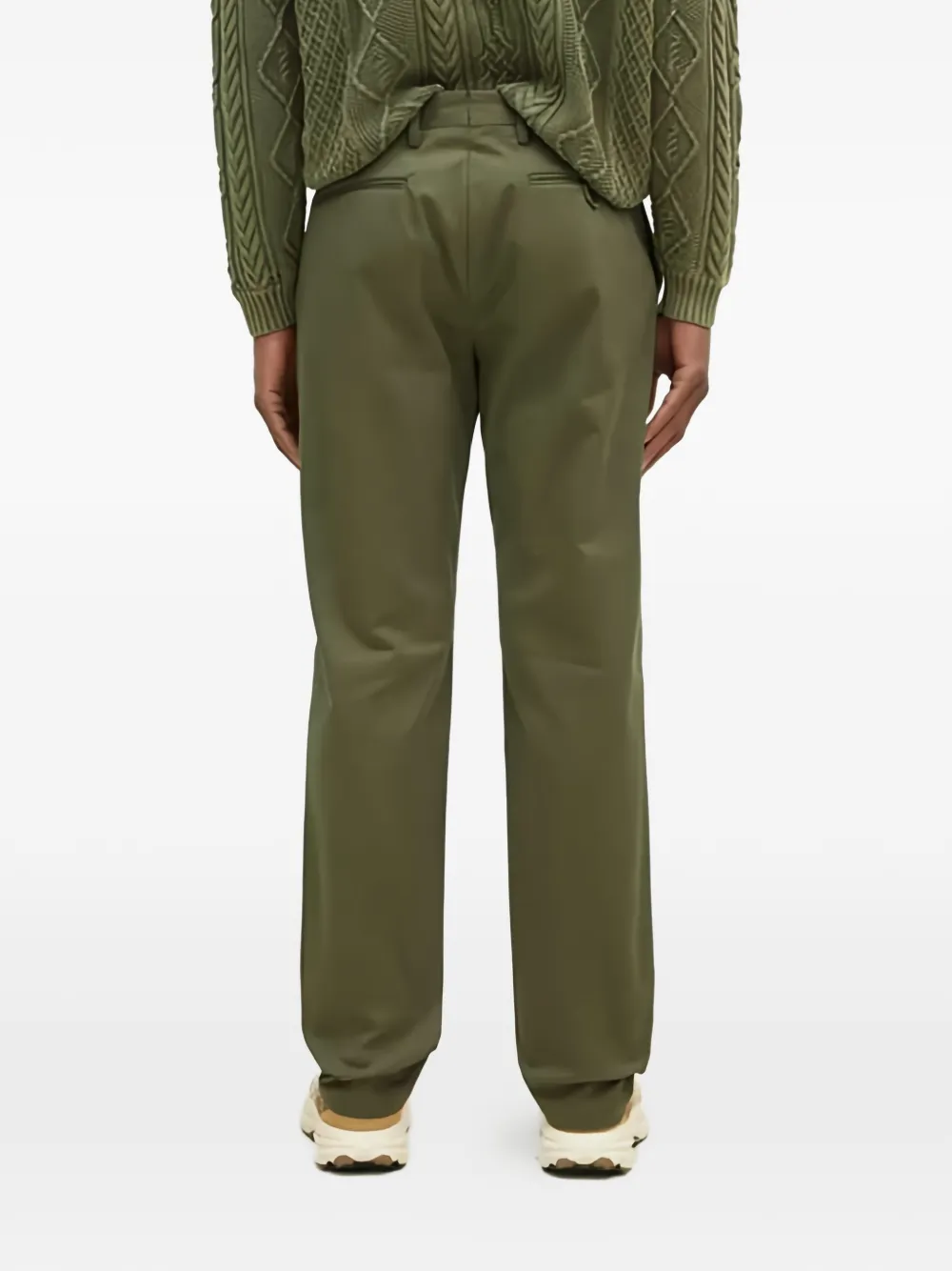 Paul Smith Chino met platte voorkant Groen