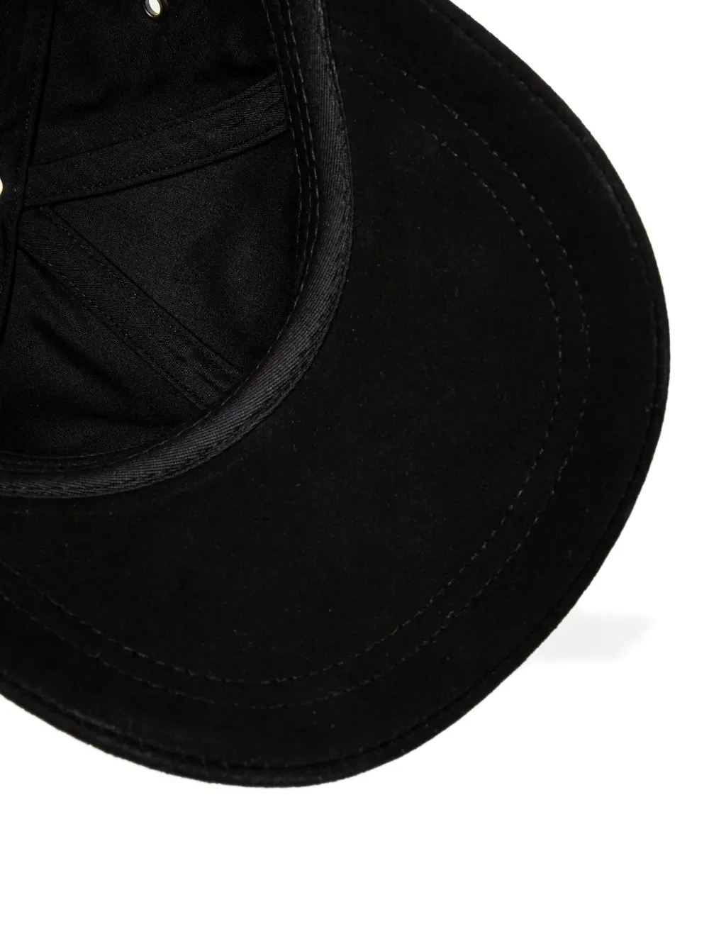 Paul Smith Leather Baseball Cap In Black