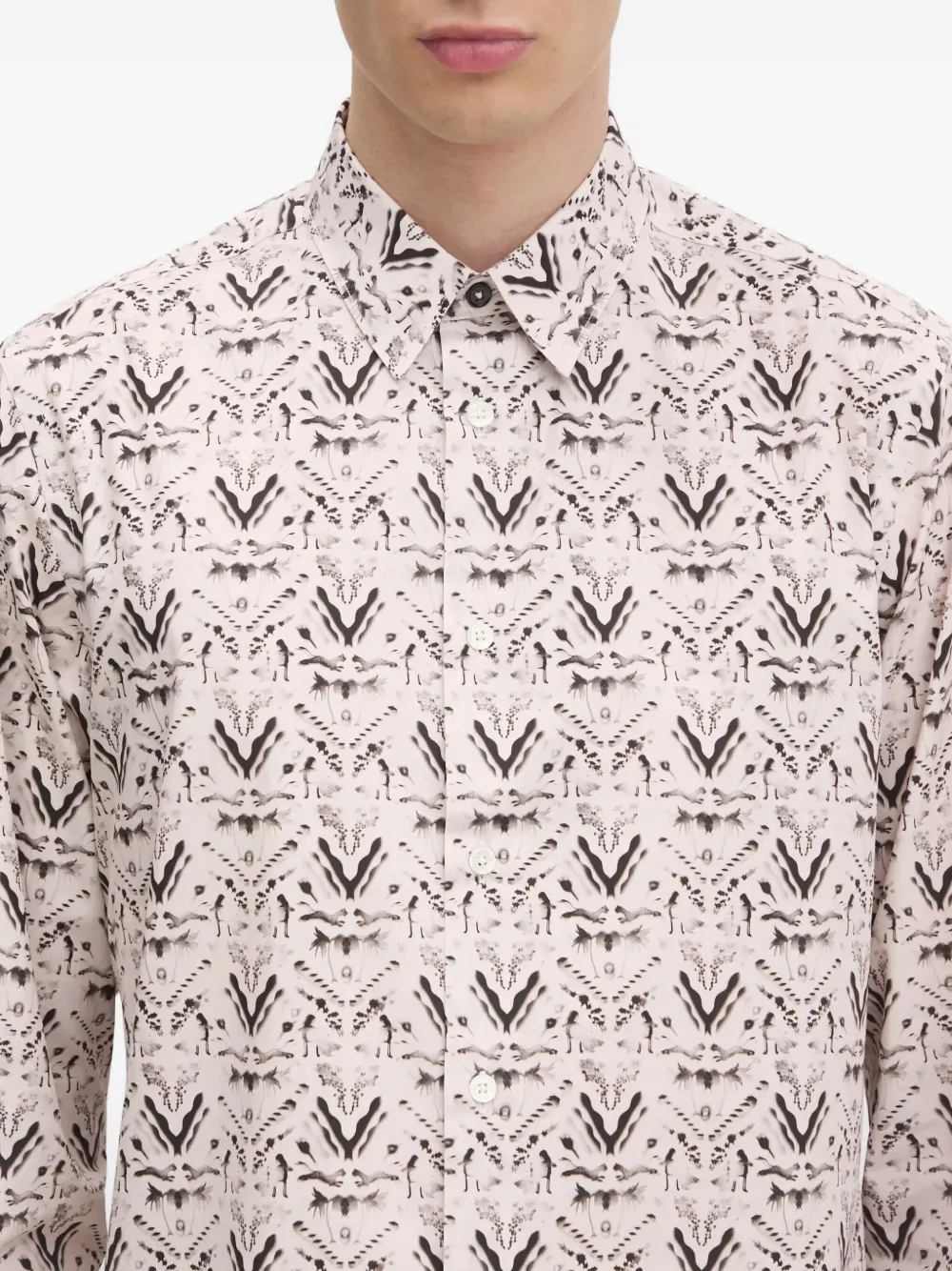 Paul Smith Overhemd met patroon Beige