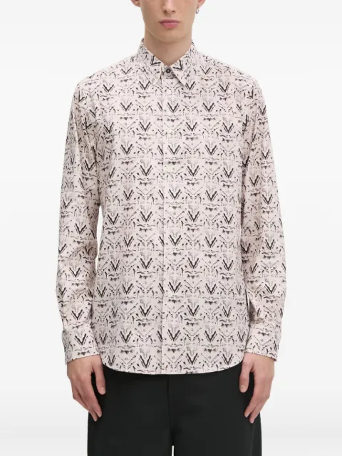 Paul Smith patterned long-sleeved shirt