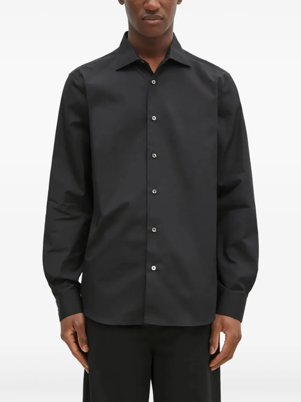 Paul Smith long-sleeve button-up shirt | Black | Image 1