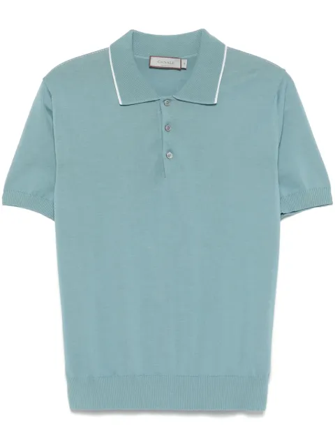 Canali playera tipo polo de tejido fino