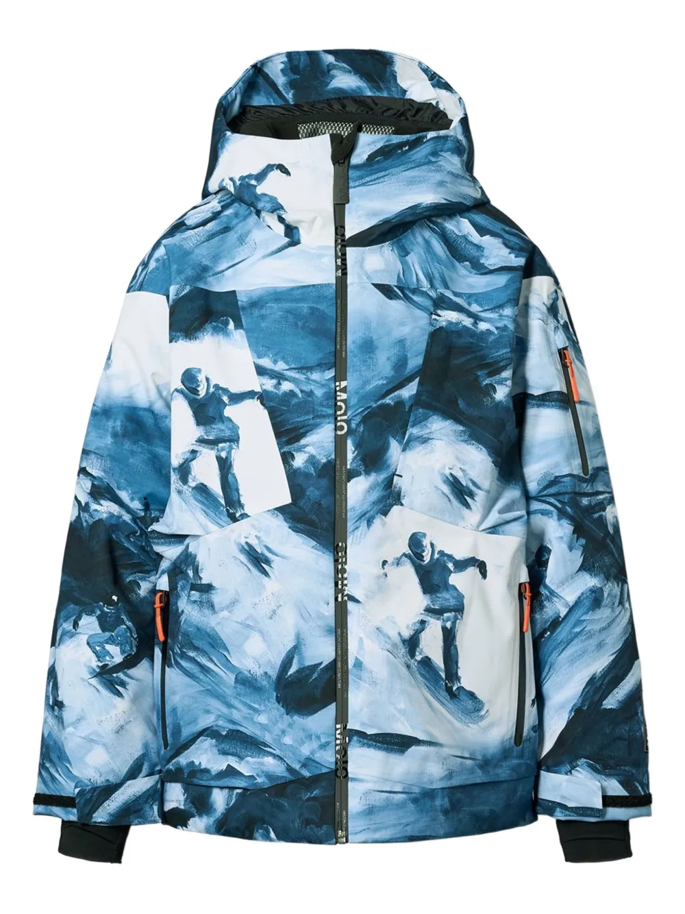 Molo Alpine パデッドジャケット - ブルー Molo Alpine パデッドジャケット - ブルー