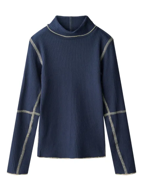 Molo ribbed funnel-neck sweater