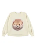 Molo stretch-cotton sweatshirt - Neutrals