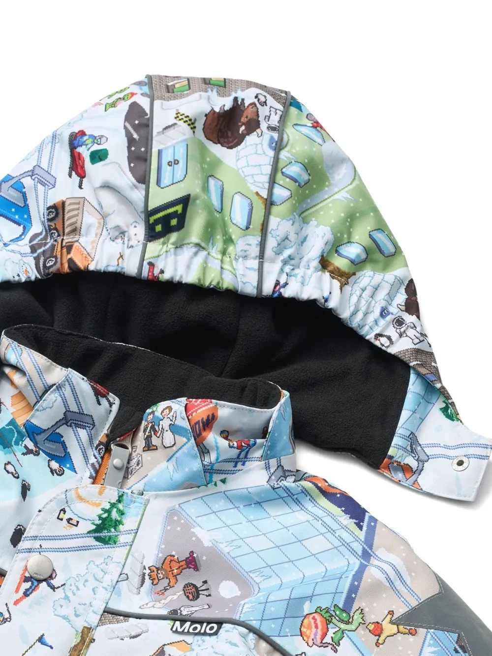 Molo Skipak met grafische print Blauw