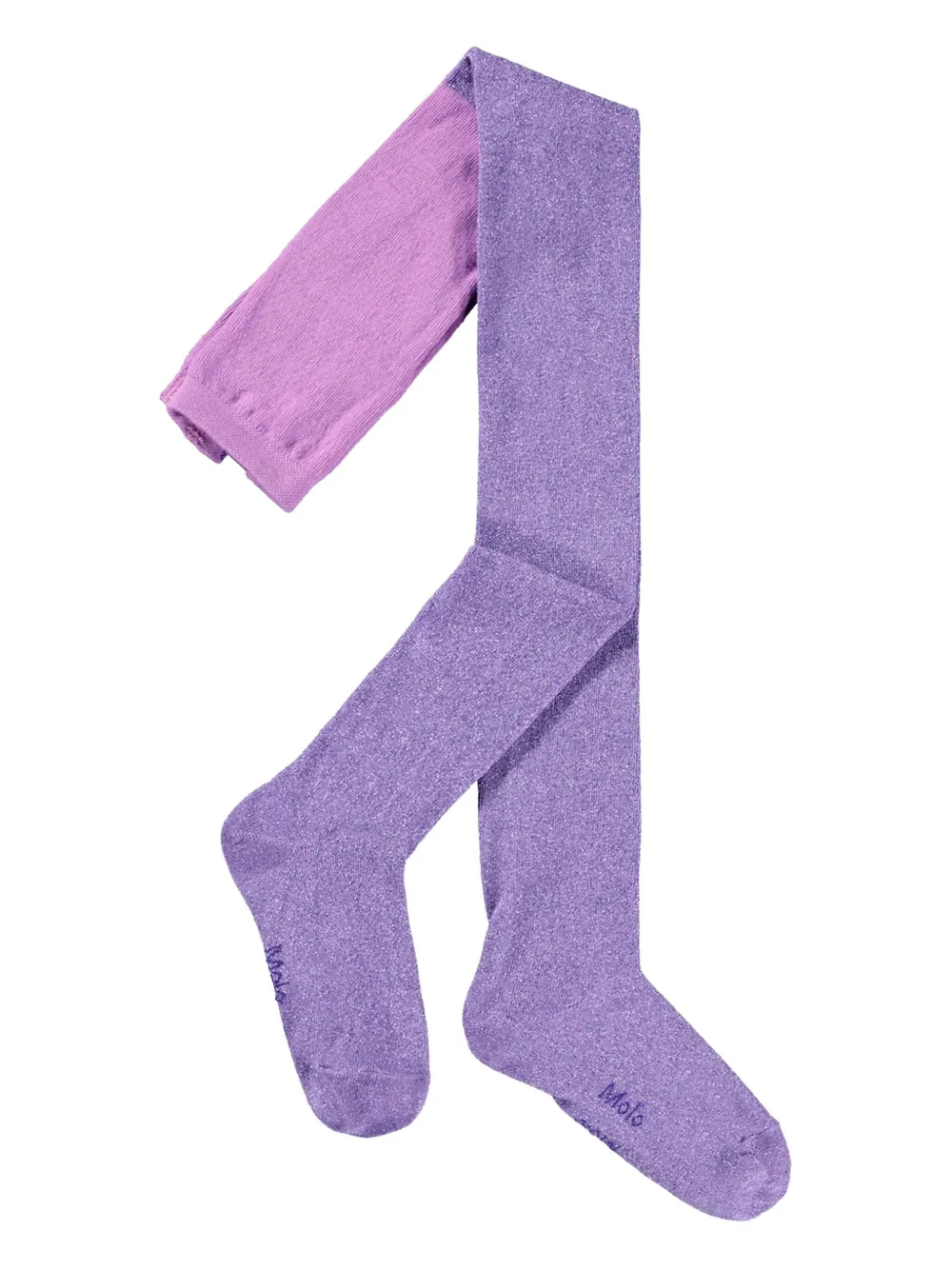 Molo glitter tights | Purple | Image 1