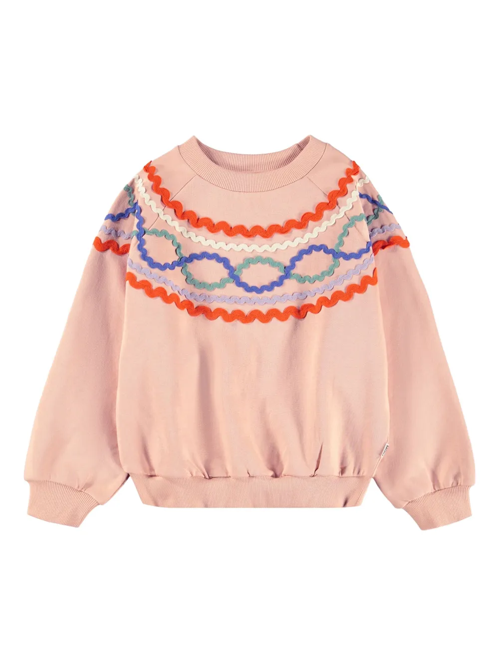 Molo Rickrack verfraaide sweater Roze