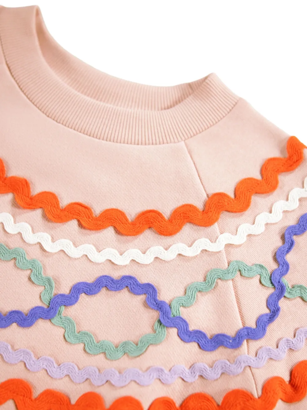 Molo Rickrack verfraaide sweater Roze