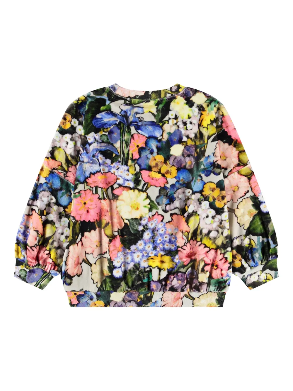 Molo Sweater met bloemenprint Zwart