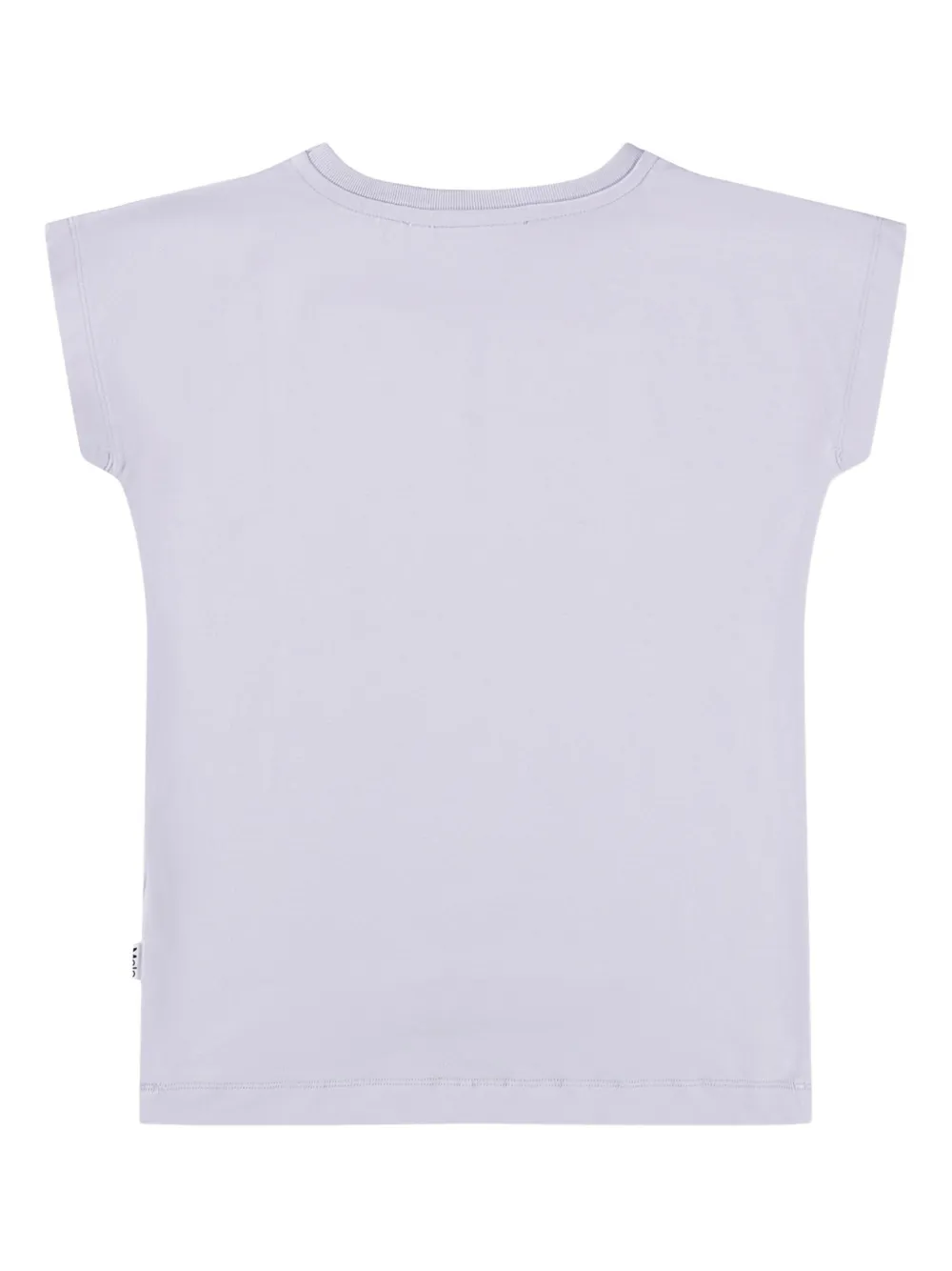 Molo T-shirt met grafische print en korte mouwen Paars