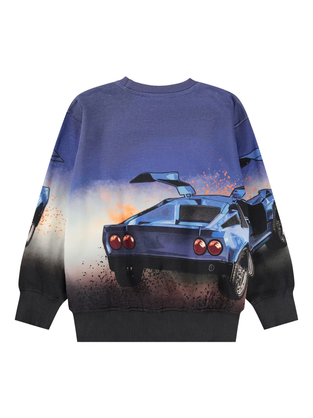 Molo Sweater met grafische print Blauw
