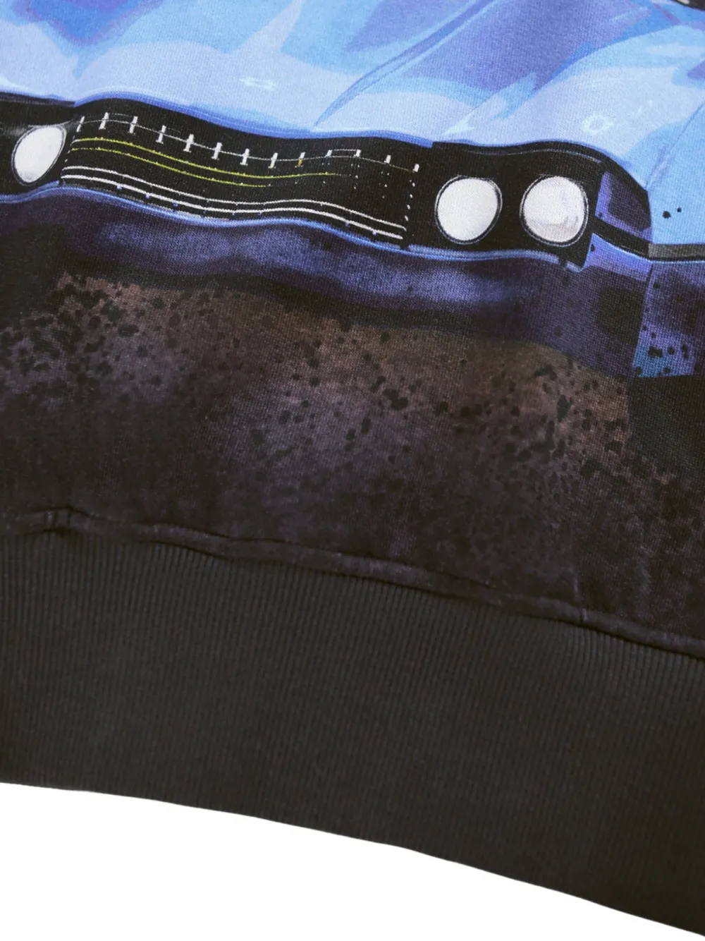 Molo Sweater met grafische print Blauw