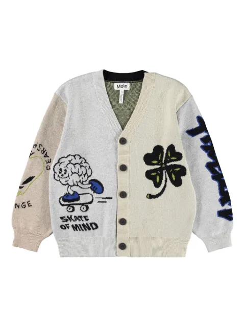 Molo graphic-motif cardigan