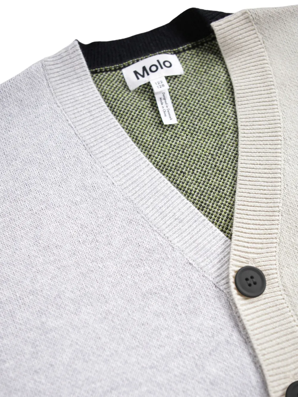 Molo Vest met grafisch patroon Beige