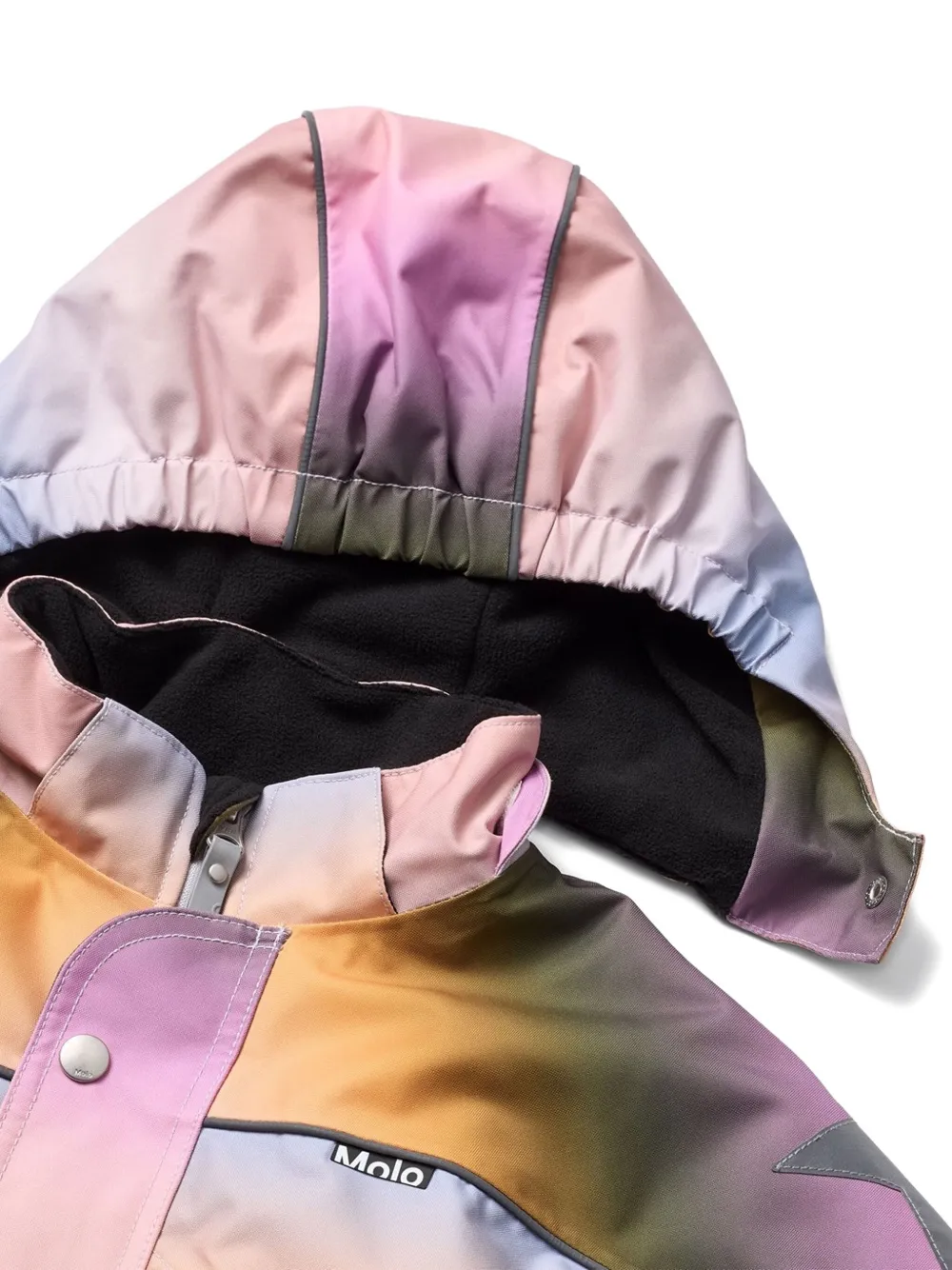 Molo Skipak met abstracte print Oranje