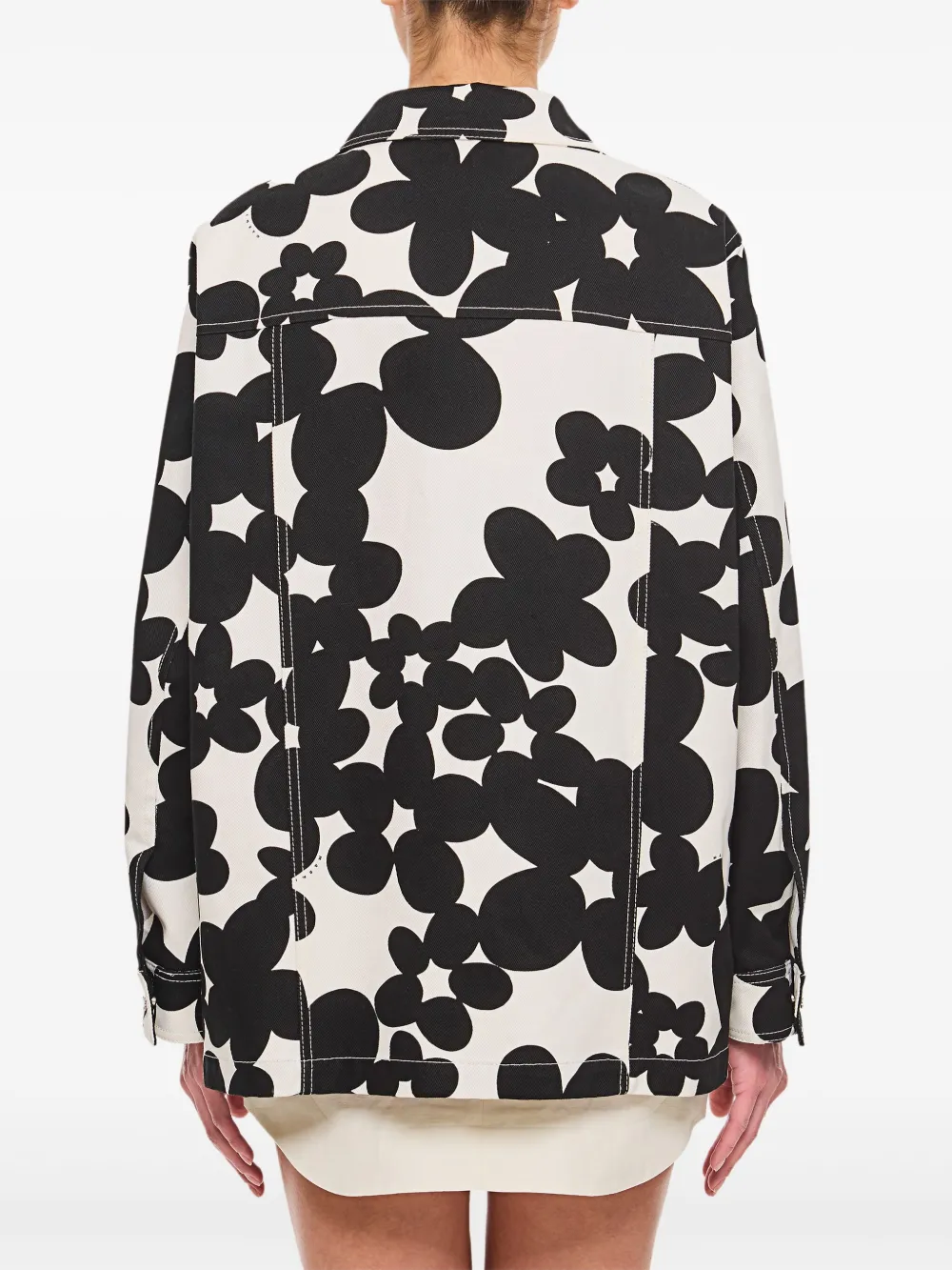 Marni Jack met bloemenprint Zwart
