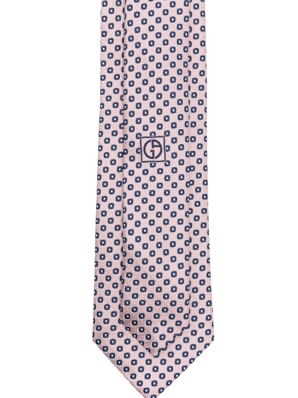 Giorgio Armani Zijden stropdas met jacquard - Roze