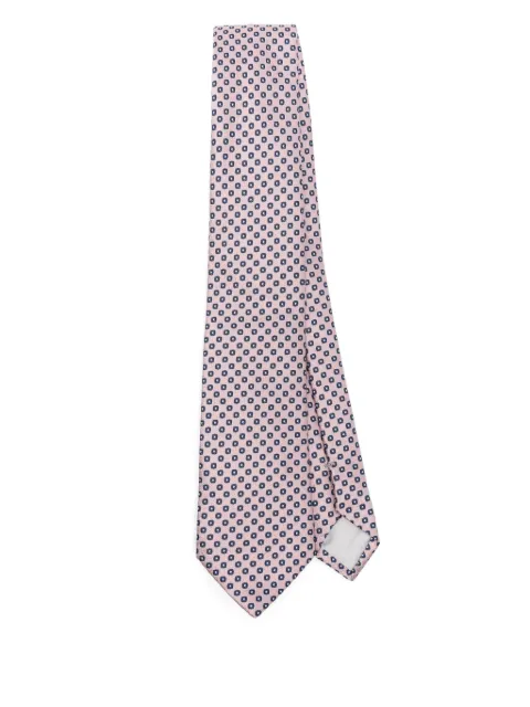 Giorgio Armani corbata de seda con motivo en jacquard