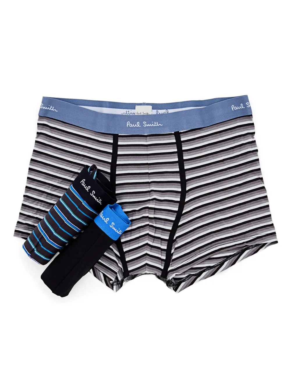 Paul Smith Gestreepte boxershorts Zwart