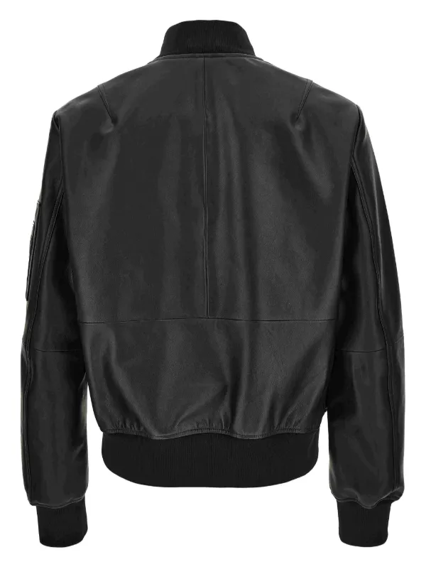 ベルサーチ革ジャン レザー バイカー ジャケット ブラック | VERSACE JP