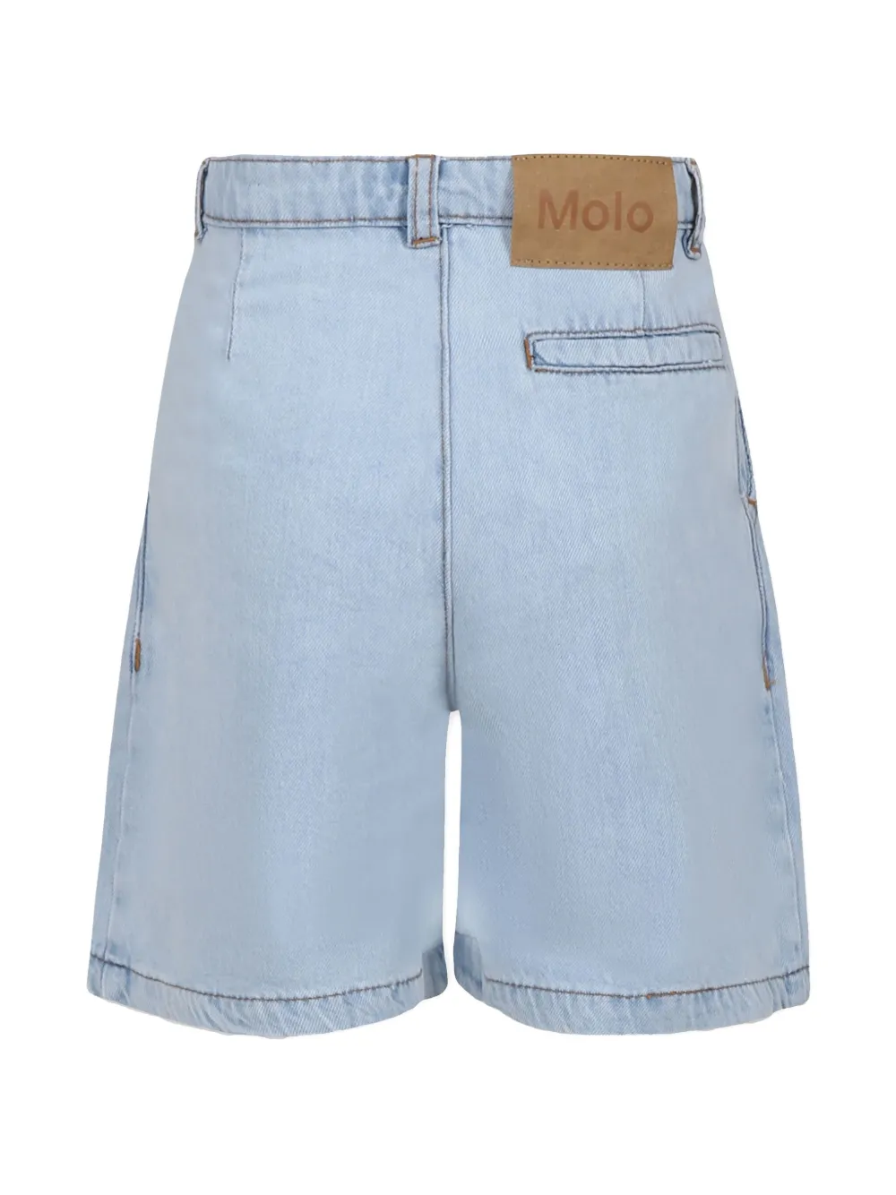 Molo Shorts met geplooid detail - Blauw