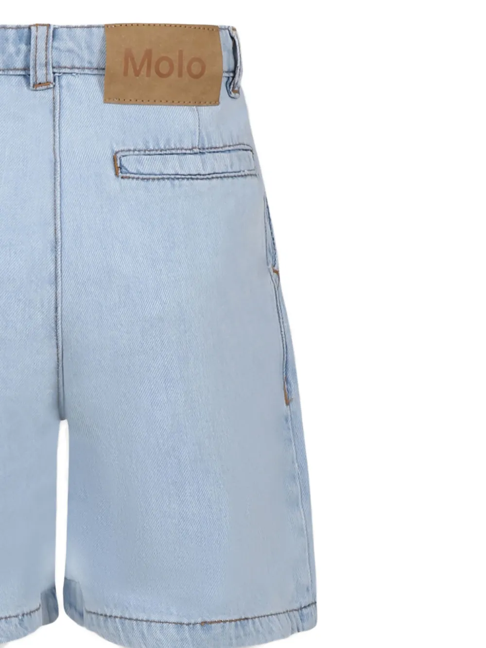 Molo Shorts met geplooid detail Blauw