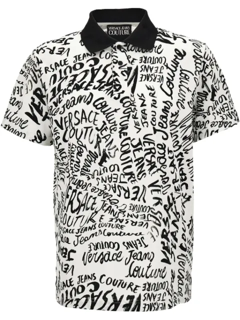 Versace Jeans Couture logo-print polo shirt 