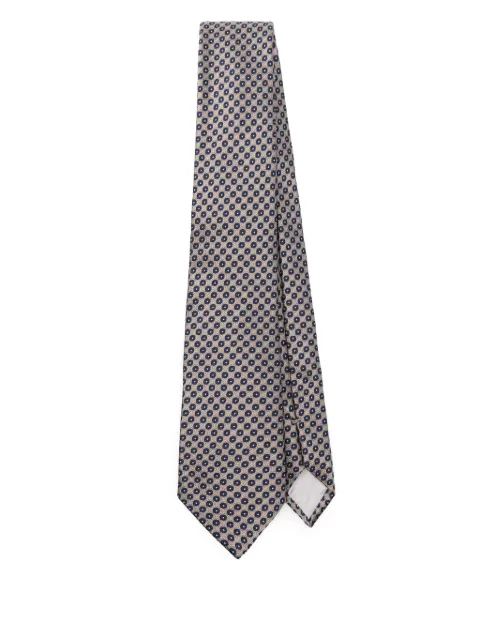 Giorgio Armani corbata de seda con motivo en jacquard
