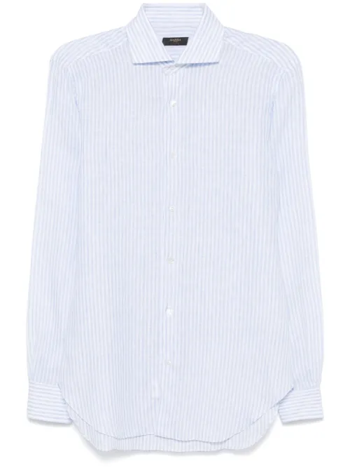 Barba chemise à rayures - Bleu - Barba - Modalova