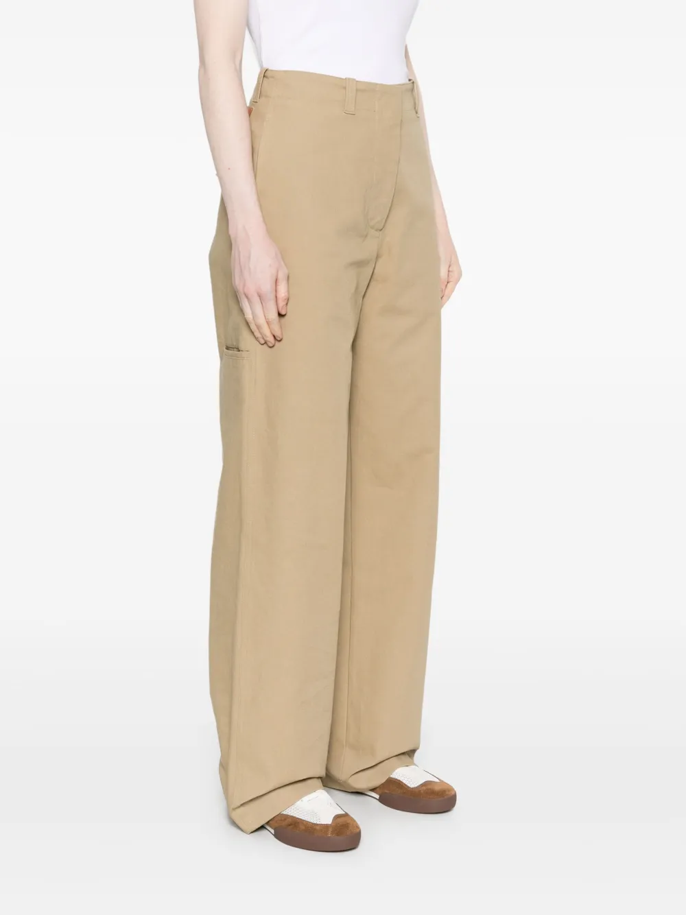 Jil Sander Canvas broek Beige