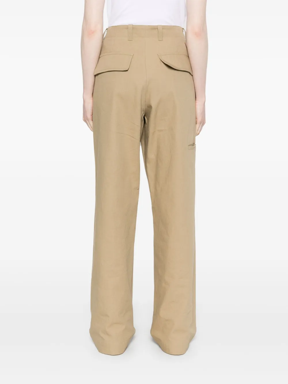 Jil Sander Canvas broek Beige